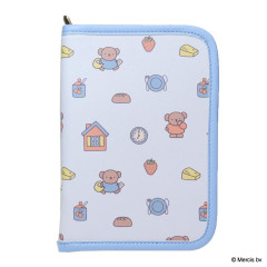 Japan Miffy Card Pocket Multi Accessory Case - Boris : Miffy Bruno Favorite Blue