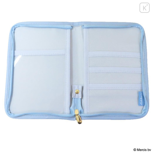 Japan Miffy Card Pocket Multi Accessory Case - Boris : Miffy Bruno Favorite Blue - 3