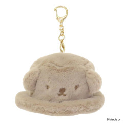 Japan Miffy Miniature Keychain - Boris : Brunna Winter Accessories Fur Hat