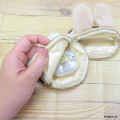 Japan Miffy Die-cut Mini Pouch with Bag Charm - Miffy : Bruna Face Fur White - 3