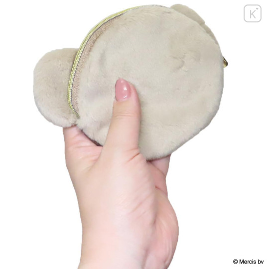 Japan Miffy Face-shaped Mini Pouch - Boris : Bruna Face Fur - 2
