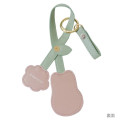 Japan Miffy Mascot Carabiner Smart Keychain - Miffy : Flower Green Pink - 2