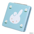 Japan Miffy 2-sided Compact Mirror - Bruna Mesh Dan Flower Blue - 1