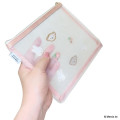 Japan Miffy Flat Mesh Pouch - Boris & Miffy : Cherry Pink - 2