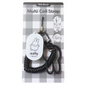 Japan Miffy Multi-coil Spring Smartphone Strap - Miffy : Black - 1