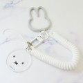 Japan Miffy Multi-coil Spring Smartphone Strap - Miffy : White Grey - 2