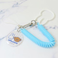Japan Miffy Multi-coil Spring Smartphone Strap - Boris & Miffy : Blue White - 2