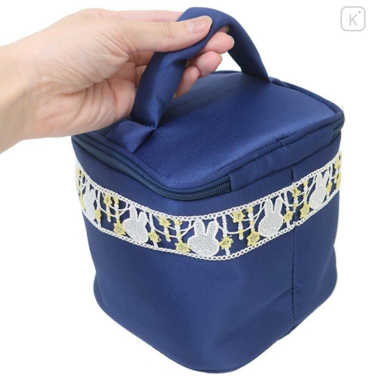 Japan Miffy Vanity Pouch - Miffy : Midnight Star Navy - 2