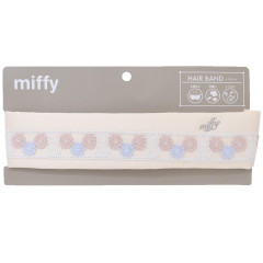 Japan Miffy Hair Band - Miffy : Sweet Garden Beige