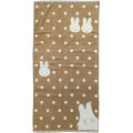 Japan Miffy Bath Towel - Miffy : Ghost Brown - 1