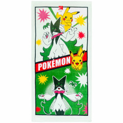 Japan Pokemon Bath Towel - Meowscarada & Pikachu : Ready To Fight