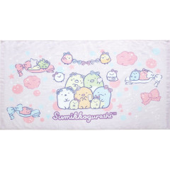 Japan San-X Bath Towel - Sumikko Gurashi : Angelic Idol Light Pink