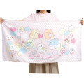 Japan San-X Bath Towel - Sumikko Gurashi : Balloon Party Light Pink - 2