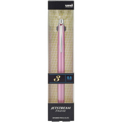 Japan Uni Jetstream Prime 3 Color Multi Ballpoint Pen - 0.5mm Light Pink