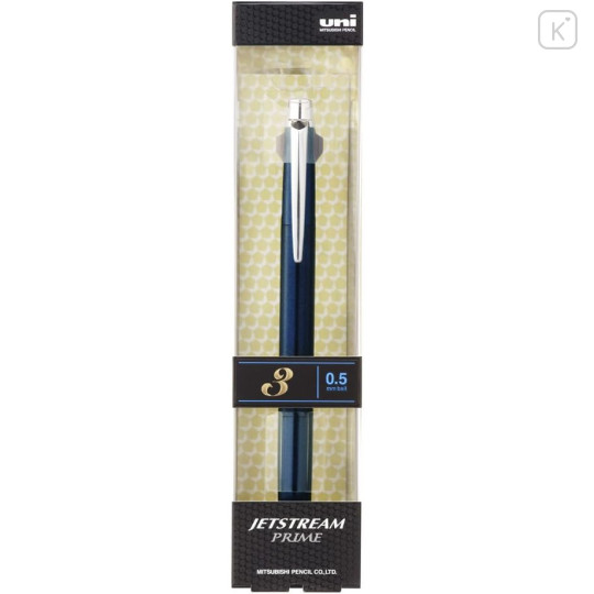 Japan Uni Jetstream Prime 3 Color Multi Ballpoint Pen - 0.5mm Dark Navy - 1