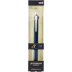 Japan Uni Jetstream Prime 3 Color Multi Ballpoint Pen - 0.5mm Dark Navy