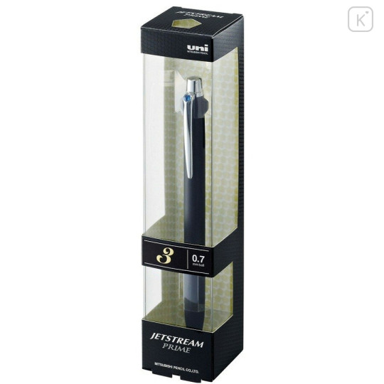 Japan Uni Jetstream Prime 3 Color Multi Ballpoint Pen - 0.7mm Black - 1