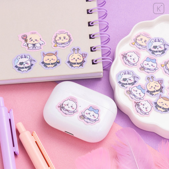 Japan Chiikawa Flake Sticker - Chiikawa : Angel ♡ Demon Characters - 2