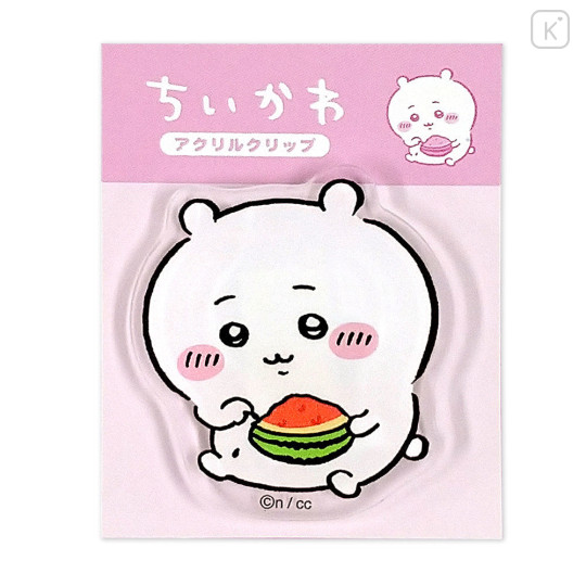 Japan Chiikawa Acrylic Clip - Chiikawa : Watermelon - 1
