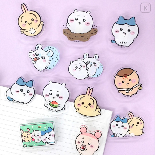 Japan Chiikawa Acrylic Clip - Hachiware : Happy - 2