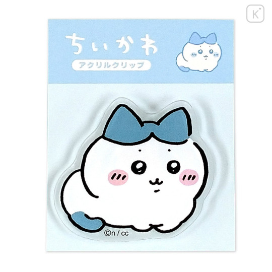 Japan Chiikawa Acrylic Clip - Hachiware : Cat Sitting - 1