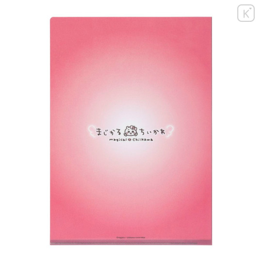 Japan Chiikawa A4 Clear File Folder - Chiikawa : Super Magical Chiikawa Stained Glass Style - 4