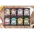 Japan Chiikawa A4 Clear File Folder - Hachiware : Super Magical Chiikawa Stained Glass Style - 2