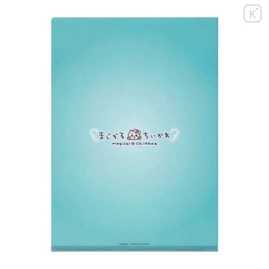 Japan Chiikawa A4 Clear File Folder - Hachiware : Super Magical Chiikawa Stained Glass Style - 4