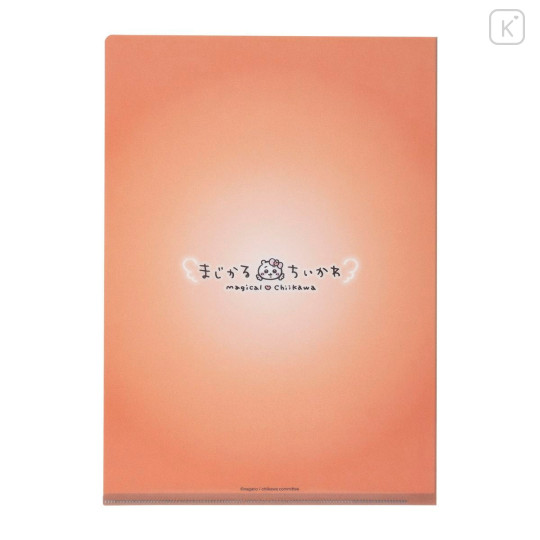 Japan Chiikawa A4 Clear File Folder - Shisa : Super Magical Chiikawa Stained Glass Style - 4