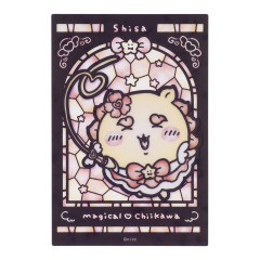 Japan Chiikawa Clear Trading Card - Shisa : Super Magical Chiikawa Stained Glass Style