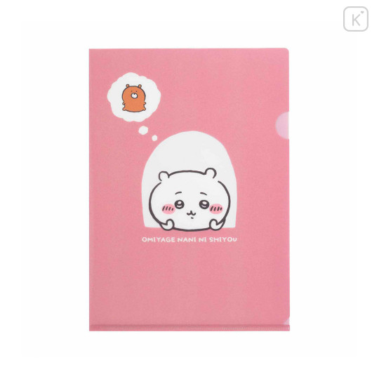 Japan Chiikawa A4 Clear File Folder - Chiikawa : Tokyo Souvenirs Window - 3
