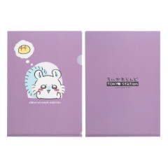 Japan Chiikawa A4 Clear File Folder - Momonga : Tokyo Souvenirs Window