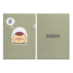 Japan Chiikawa A4 Clear File Folder - Kurimanju : Tokyo Souvenirs Window