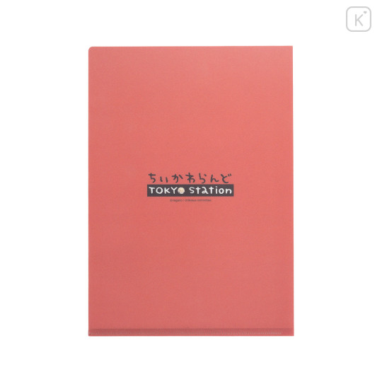 Japan Chiikawa A4 Clear File Folder - Rakko : Tokyo Souvenirs Window - 4