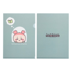 Japan Chiikawa A4 Clear File Folder - Furuhonya Kani-chan : Tokyo Souvenirs Window