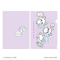 Japan Chiikawa A4 Clear File Folder - Momonga : There's a Cute Girl Club! - 1