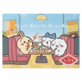Japan Chiikawa A4 Clear File Folder - Chiikawa & Hachiware & Usagi : Chiikawa Restaurant - 1