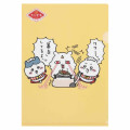 Japan Chiikawa A4 Clear File Folder - Chiikawa & Hachiware : Chiikawa Restaurant Server Runaway From Crazy Customer - 1