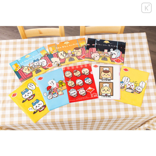 Japan Chiikawa A4 Clear File Folder - Chiikawa & Hachiware : Chiikawa Restaurant Server Runaway From Crazy Customer - 2