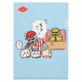 Japan Chiikawa A4 Clear File Folder - Chiikawa & Hachiware & Usagi : Chiikawa Restaurant Mystery Shopper - 1