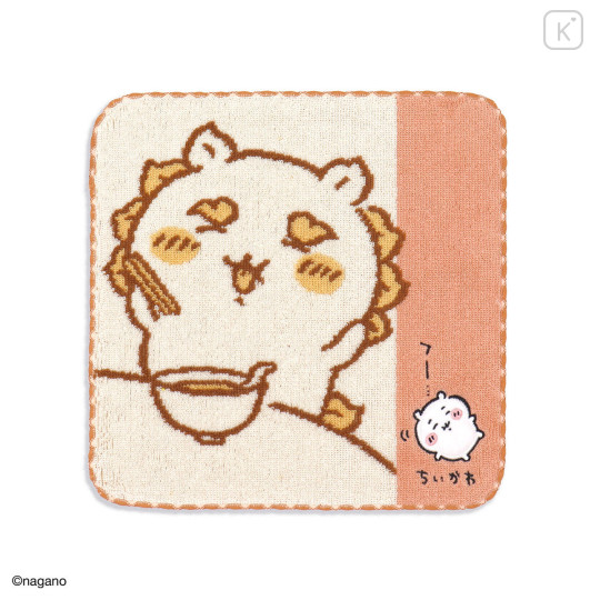 Japan Chiikawa Mini Towel Handkerchief - Shisa : Delicious Ramen - 1