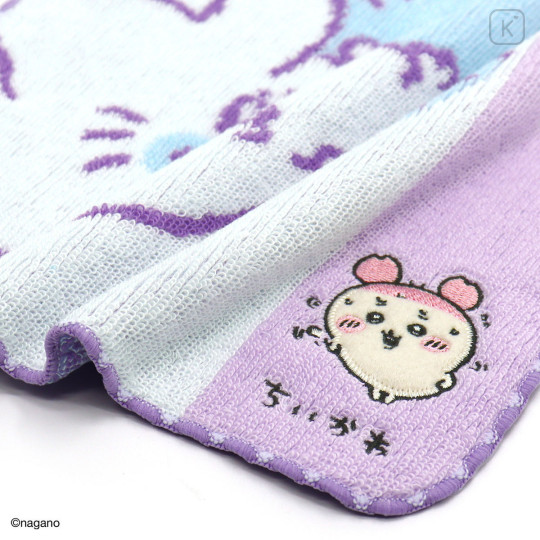 Japan Chiikawa Mini Towel Handkerchief - Momonga : Flying - 6