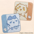 Japan Chiikawa Mini Towel Handkerchief - Momonga : Angel Blue - 2