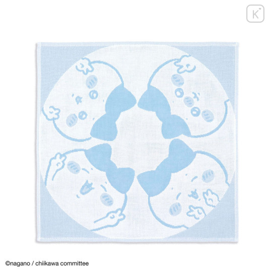 Japan Chiikawa Wash Towel - Hachiware : Selfie Blue - 1