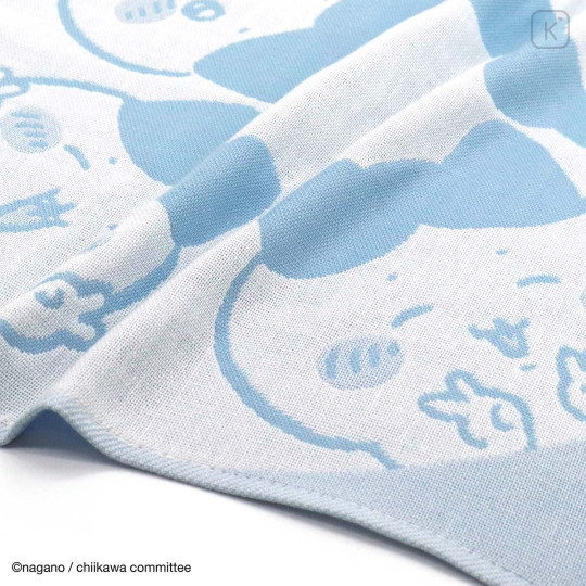 Japan Chiikawa Wash Towel - Hachiware : Selfie Blue - 3
