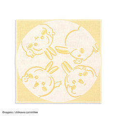 Japan Chiikawa Wash Towel - Usagi : Selfie Yellow