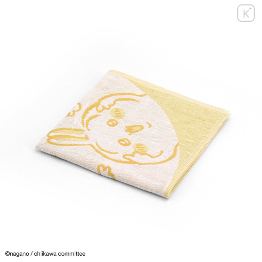 Japan Chiikawa Wash Towel - Usagi : Selfie Yellow - 2
