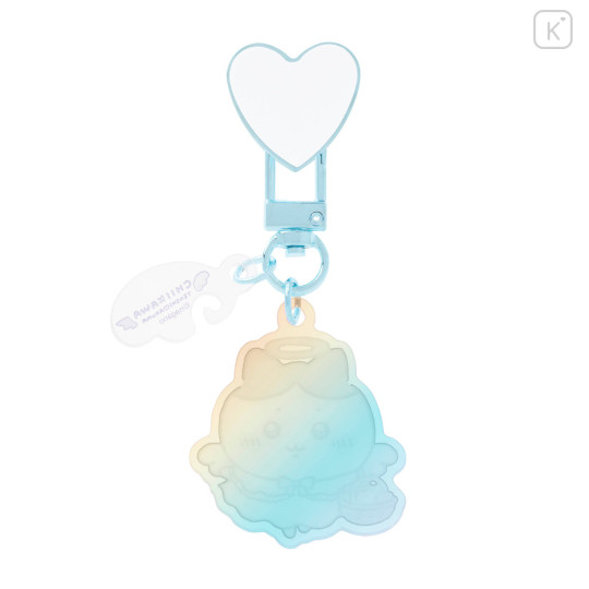 Japan Chiikawa Phone Holder Keychain with Key Ring Charm - Hachiware : Angel ♡ Demon - 5