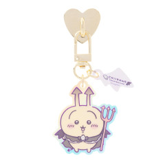 Japan Chiikawa Phone Holder Keychain with Key Ring Charm - Usagi : Angel ♡ Demon