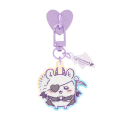 Japan Chiikawa Phone Holder Keychain with Key Ring Charm - Momonga : Angel ♡ Demon